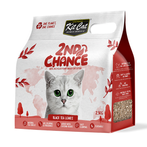 Kit Cat 2nd Chance / Second Chance Black Tea Cat Litter (2.5kg x 6 bags)
