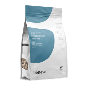 Boneve Freeze-dried Raw Prey Beef & Chicken Recipe for Cats All life stages (80g/220g)