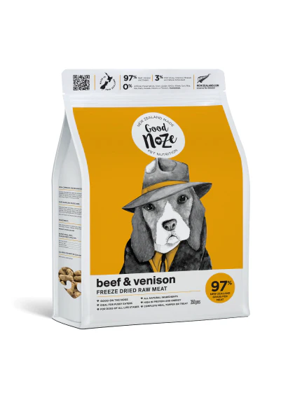 Good Noze Freeze Dried for Dogs - Beef & Venison 350g