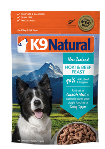 K9 Natural Freeze Dried Beef & Hoki