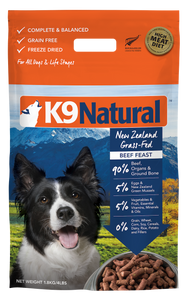 K9 Natural Freeze Dried Beef