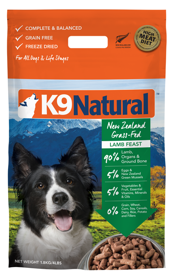 K9 Natural Freeze Dried Lamb