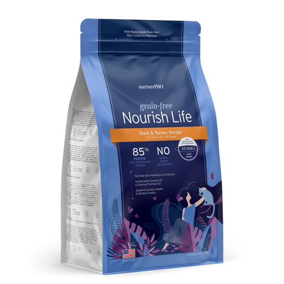 Nurture Pro Nourish Life Duck & Turkey Recipe Grain-Free Dry Cat Food (1kg/4.99kg)