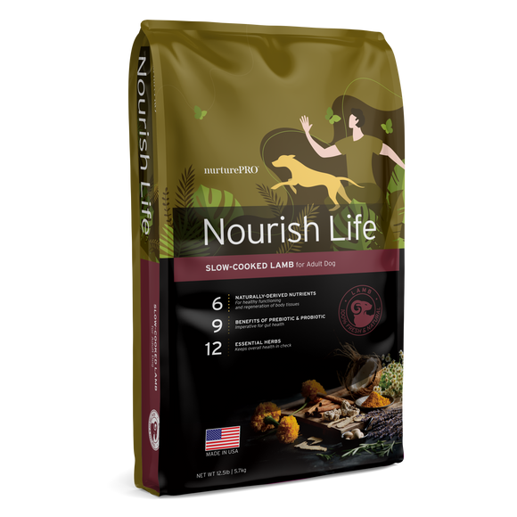 NurturePRO Nourish Life Slow-cooked Dry Dog Food - Lamb (3 sizes)