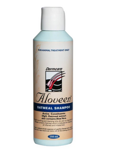 DermCare Aloveen Oatmeal Shampoo for sensitive skin/hypoallergenic dogs/cats 250ml