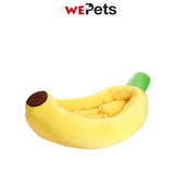 Banana-Shaped Pet bed  for Dogs and Cats with removable cover