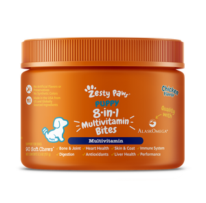 Zesty Paws Puppy 8-in-1 Multifunctional Bites for Puppy, 90 Soft Chews