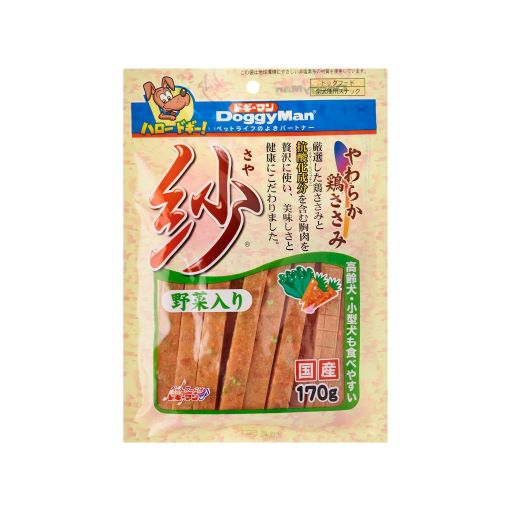DoggyMan Soft Sasami Sticks dog treats - Chicken & Veg 170g