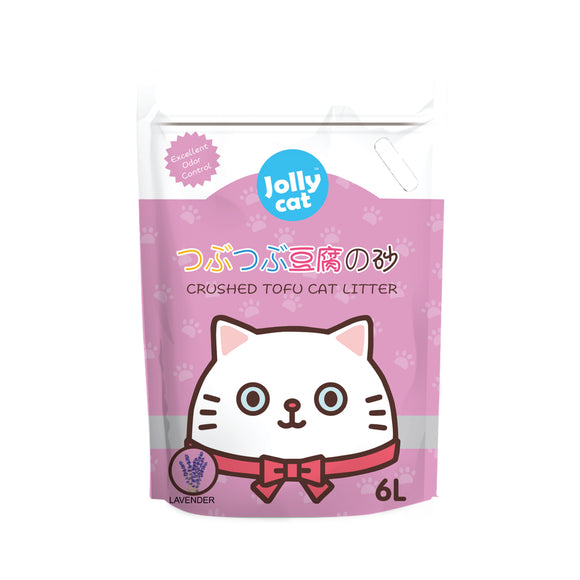 Jolly Cat Crushed Tofu Litter 6L - Lavender