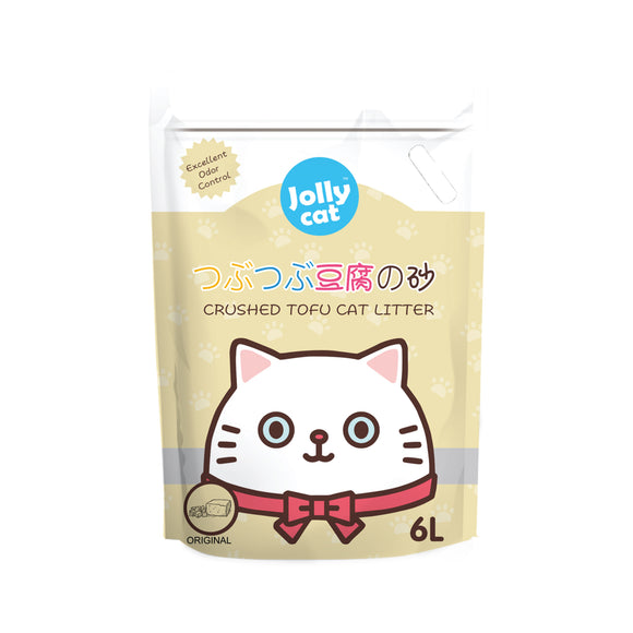 Jolly Cat Crushed Tofu Litter 6L - Original