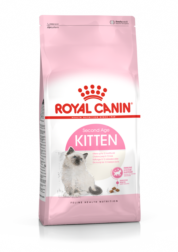 Royal Canin Feline Health Nutrition Second Age Kitten Dry Cat Food