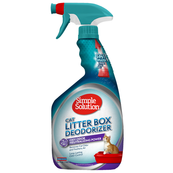 Simple Solution Cat Litter Box Odor Eliminator For Cats 945ml