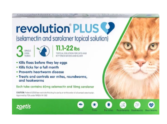 Revolution Plus for Cats 5-10kg