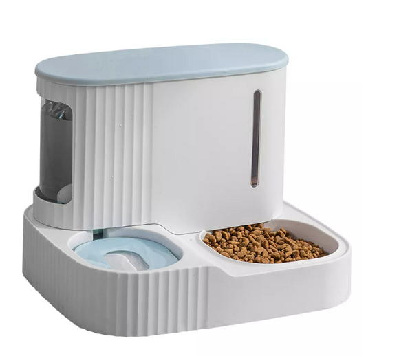 Dog and Cat storage feeder and water dispenser - Green