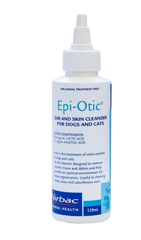 Virbac EPI-OTIC® ear and skin cleanser for dogs and cats 120ml