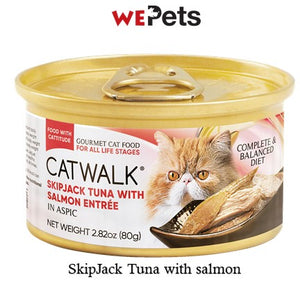 Catwalk Skipjack Tuna  with salmon 80g