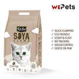 [Bundle of 6] Kit Cat Classic Soya Clump Litter 7L
