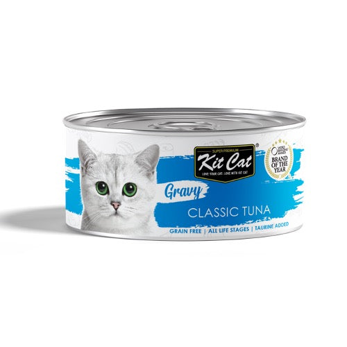 Kit Cat Gravy Classic Tuna Canned Cat Food 70g