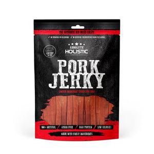 Absolute Holistic Pork Jerky (Loin Strip)Grain Free Dog Treats 100g