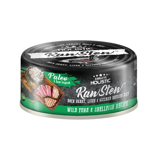 Absolute Holistic Raw Stew Wild Tuna & Shellfish Canned Food 80g