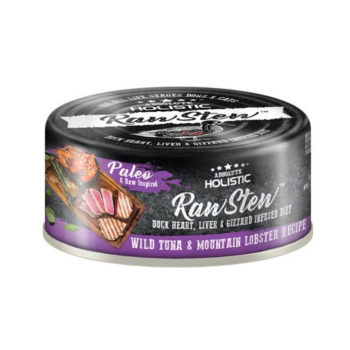 Absolute Holistic Raw Stew Wild Tuna & Mountain Lobster Canned Food 80g