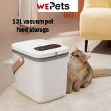 Vacuum grain storage barrel 13L 6KGS cat dog pet food retain freshness storage bucket container