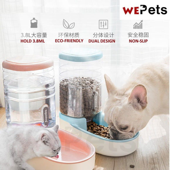 Water & Food Dispenser Food feeding bowl (Per Set)