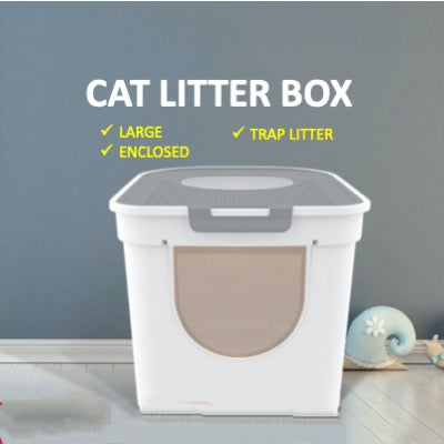Enclosed Cat litter box - Large