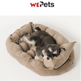 Pet sofa bed & mat for dog / cats - 3 Ways transformation Bed  Grey colour
