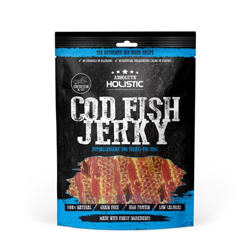 Absolute Holistic Codfish Jerky (Steak) Grain Free Dog Treats 100g