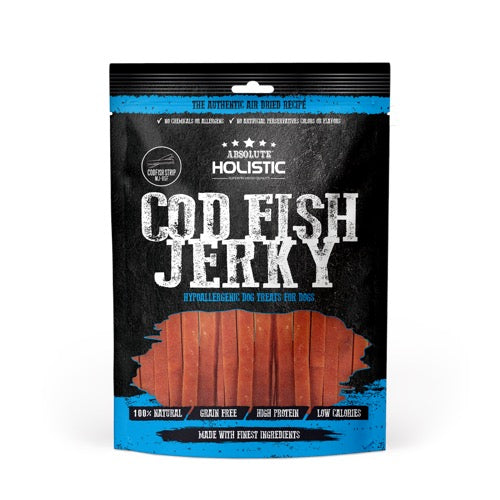 Absolute Holistic Codfish Jerky (Loin Strip) Grain Free Dog Treats 100g