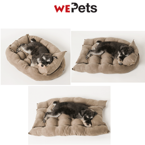 Pet sofa bed & mat for dog / cats - 3 Ways transformation Bed  Grey colour