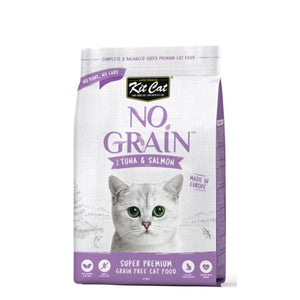 Kit Cat No Grain Dry Cat Food - Tuna & Salmon (1kg)