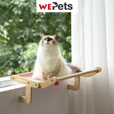 MewooFun wooden cat window hammock pet bed
