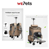 Pet backpack/trolley Carrier for dogs/cats/ small animals