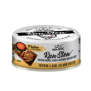 Absolute Holistic RawStew Chicken & King Salmon Canned Cat & Dog Food 80g