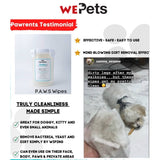 Pet's Activated Water Sanitizer (P.A.W.S) Wipes