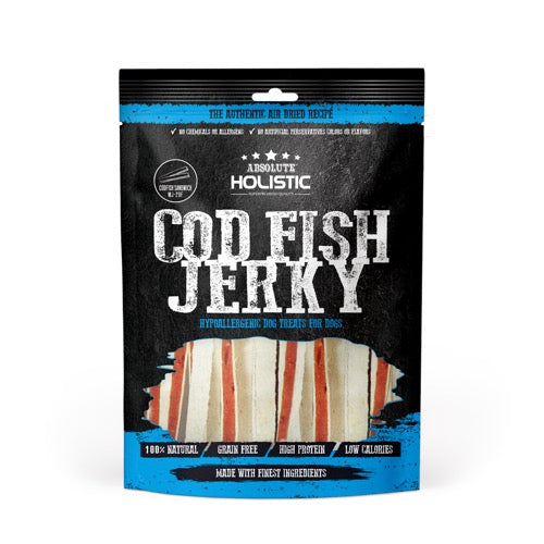 Absolute Holistic Codfish Jerky (Sandwich)Grain Free Dog Treats 100g