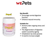 Papai Premium Probiotic & Prebiotic Pet Supplement 150g