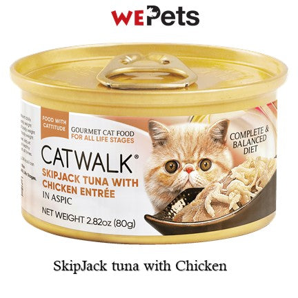 Catwalk Skipjack Tuna with chicken 80g