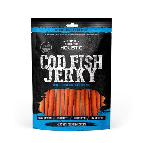 Absolute Holistic Codfish Jerky (Stick) Grain Free Dog Treats 100g