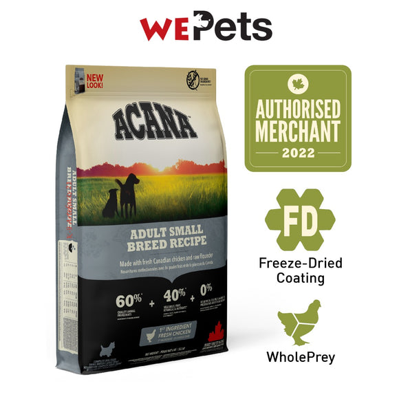 ACANA Heritage Freeze-Dried Adult Small Breed Dog Food