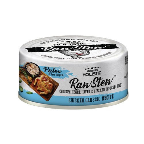 Absolute Holistic Raw Stew Chicken Classic Canned Food 80g
