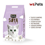 [Bundle of 6] Kit Cat Classic Soya Clump Litter 7L