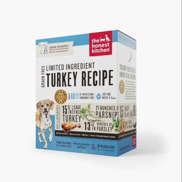 The Honest Kitchen - Grain Free Dehydrated Dog Food (Turkey) 4lb