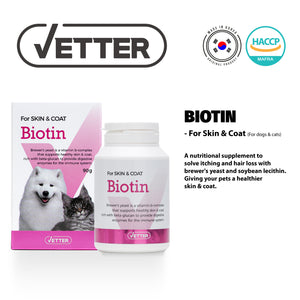 Vetter Biotin Cats & Dogs Supplements