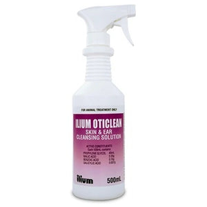 Ilium Oticlean Skin & Ear Cleansing Solution Spray 500ml