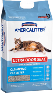 America Litter Ultra Odour seal Clumping cat litter 10L